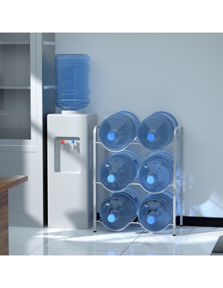 Raft Depozitare Bidoane 19 Litri - 6 Sertare