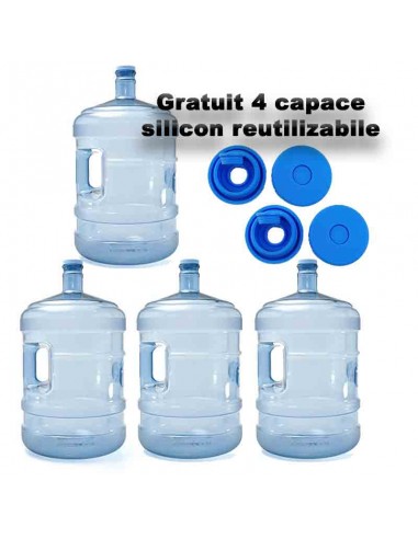4 Bidon 19 litri + 4 Capace Silicon